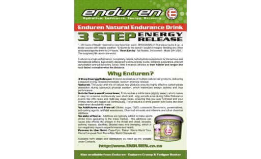 Enduren Endurance Energy Drink 980g naartjie