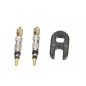 Presta valve cores with tool