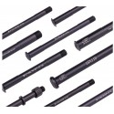 Custom lightweight machined thru axles