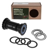 BB86/92 Thread Together ABEC-3 BB for 24mm (Shimano) Cranks - Black