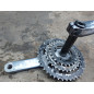 Shimano XTR M960 3X9 crankset vintage