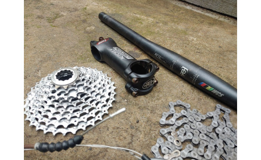 Shimano XTR M960 3x9 vintage groupset - excl v-brakes