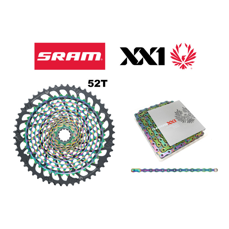 COMBO - Sram XX1 XG-1299 10/52T cassette & chain