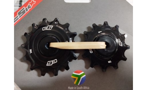 Csixx CNC pulleys for Sram 12 speed
