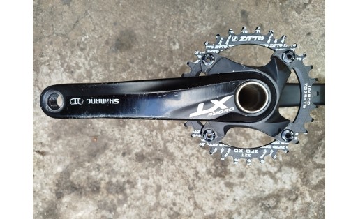 Shimano XT M780 175mm crankset 32T