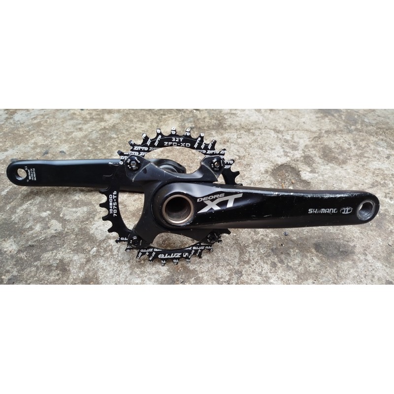 Shimano XT M780 175mm crankset 32T
